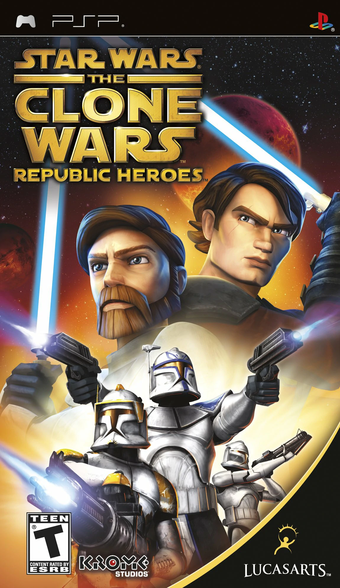 Star Wars The Clone Wars Republic Heroes [PSP]