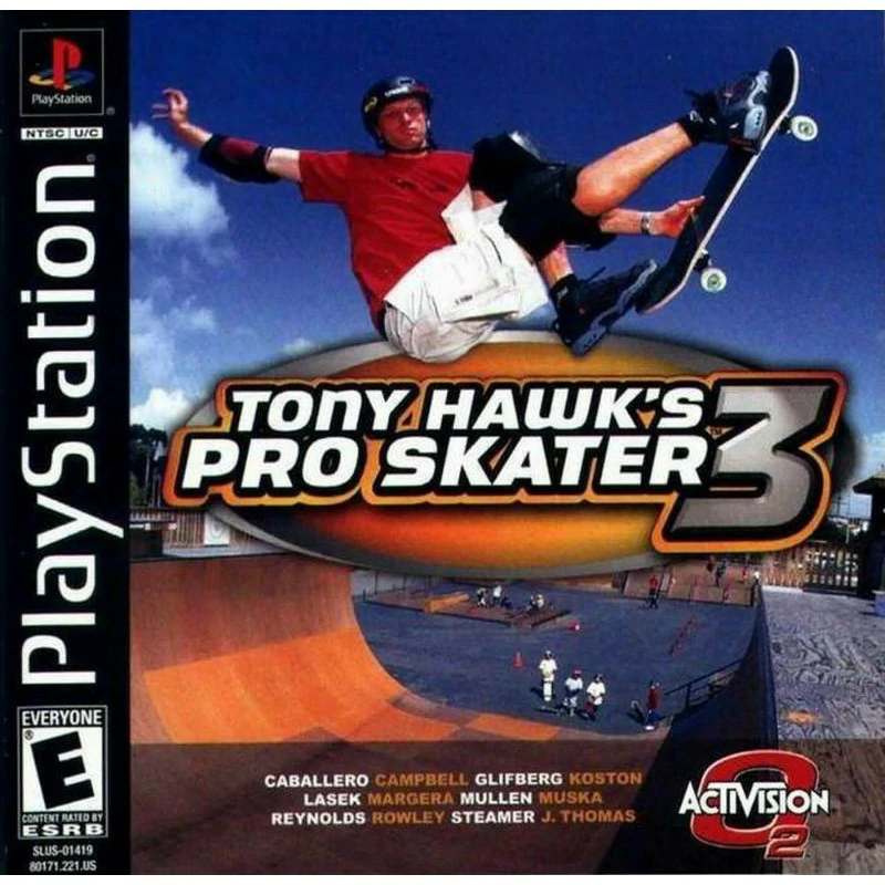 Tony Hawk's Pro Skater 3 (iso psx)