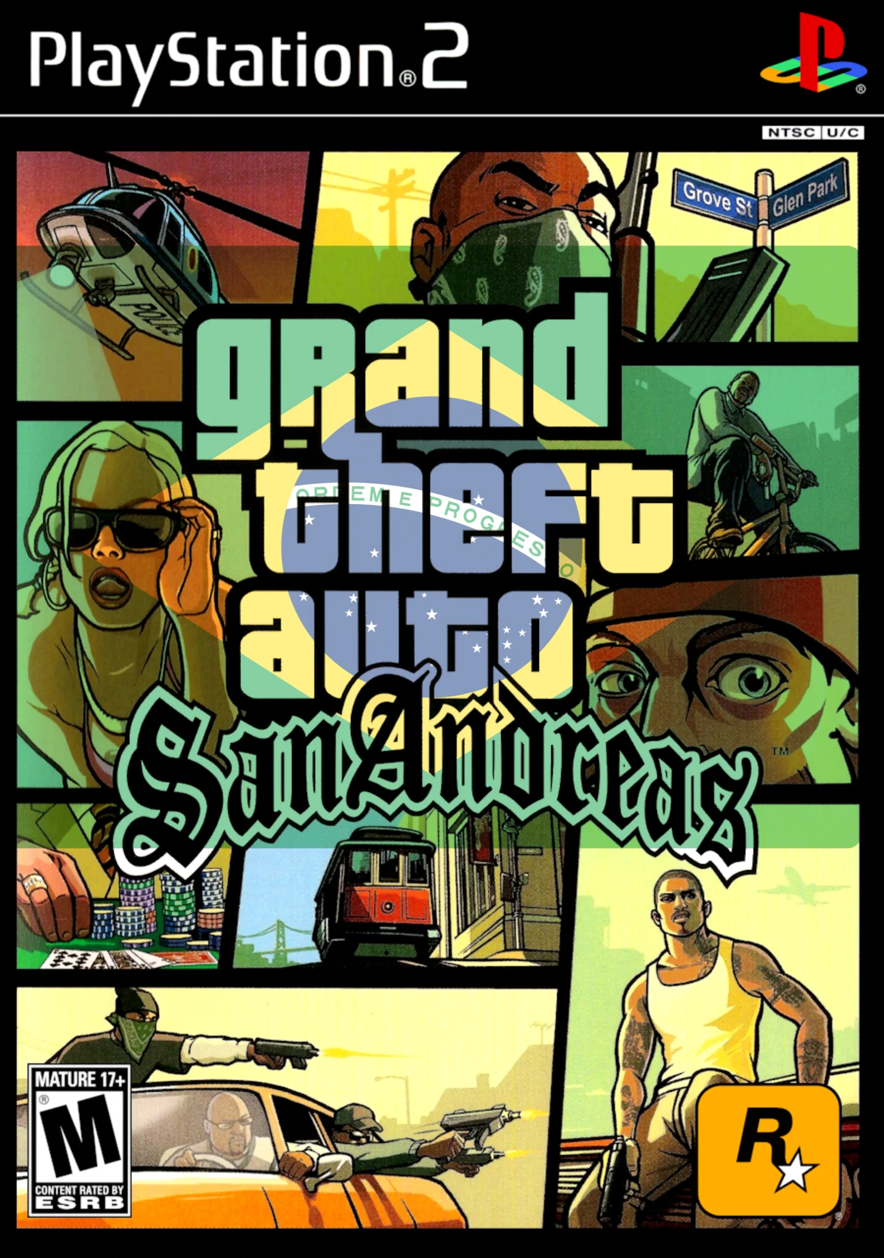 GTA SAN ANDREAS DUBLADO (PTB) PLAYSTATION 2