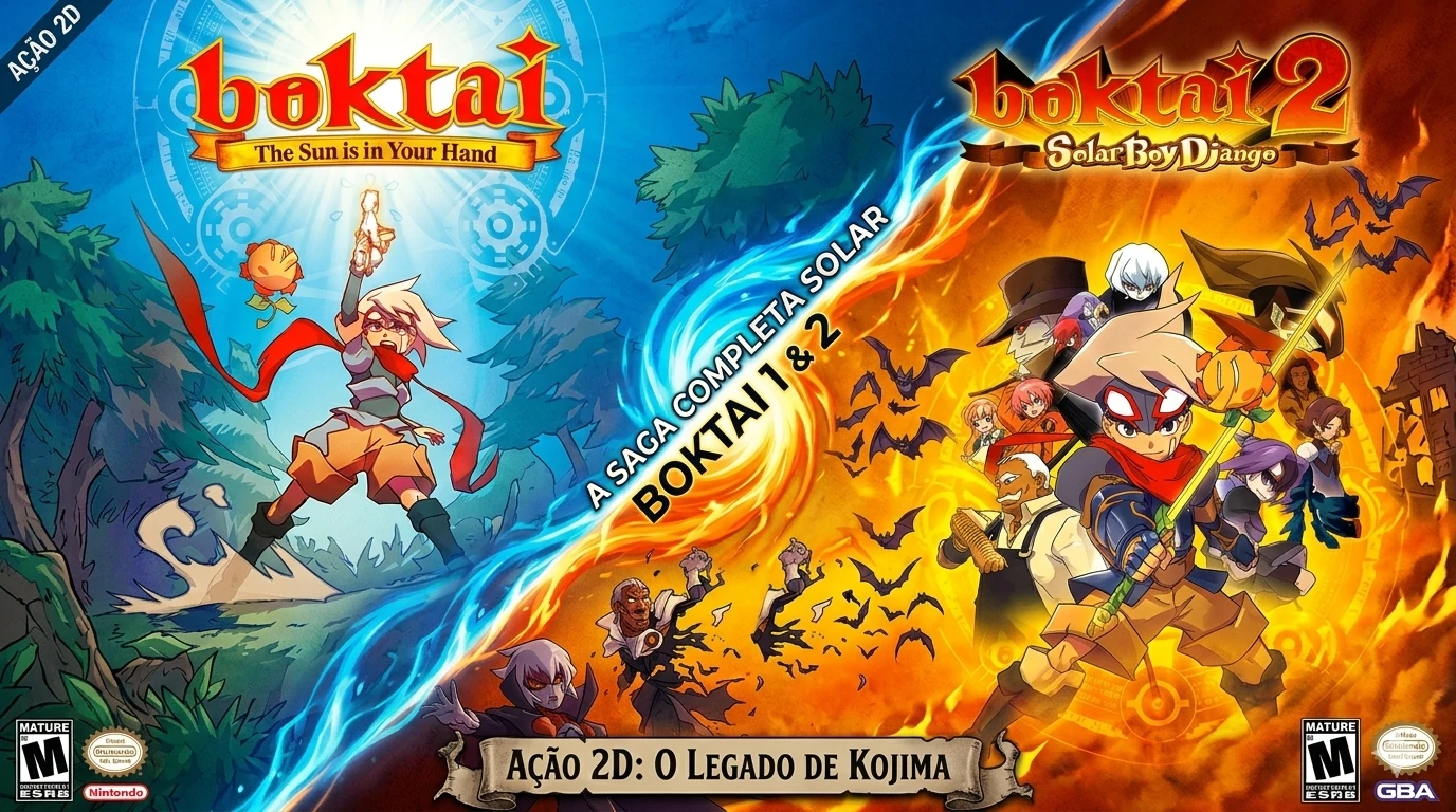 Por que Boktai 1 e 2 Ainda são Essenciais para os Fãs de GBA em 2026?