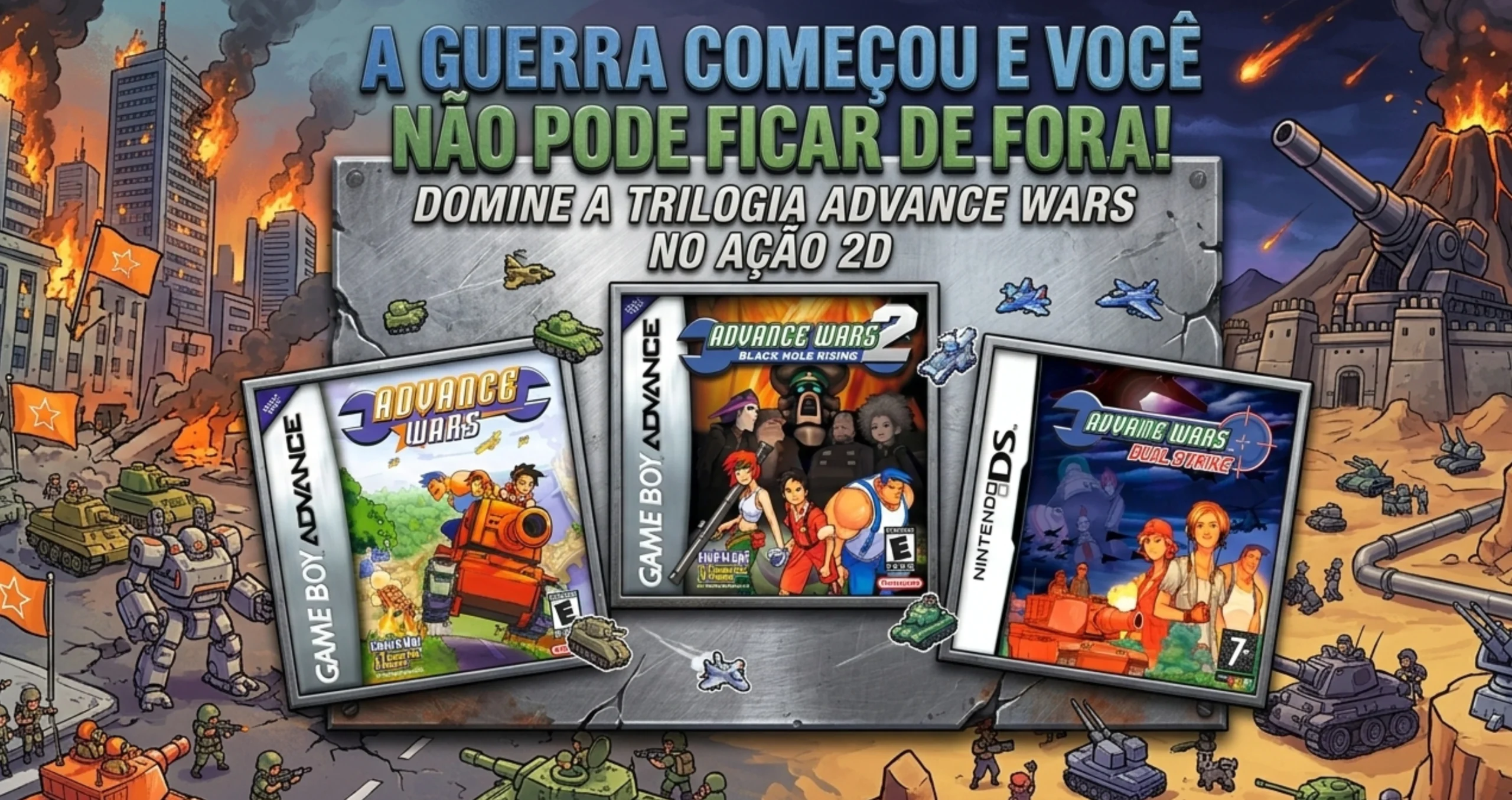🎖️ A Guerra Começou: Por que Advance Wars ainda é o Rei da Estratégia Portátil?